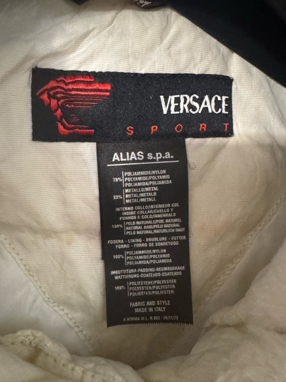 Versace Sport Ski Set Jacket + Pants Olympic Museum Collection Made in Italy 🇮🇹 - Picture 11 of 13